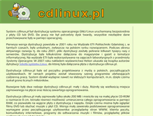 Tablet Screenshot of cdlinux.pl